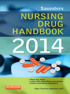 cover image of Saunders Nursing Drug Handbook 2014--E-Book